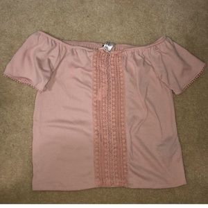 off the shoulder top